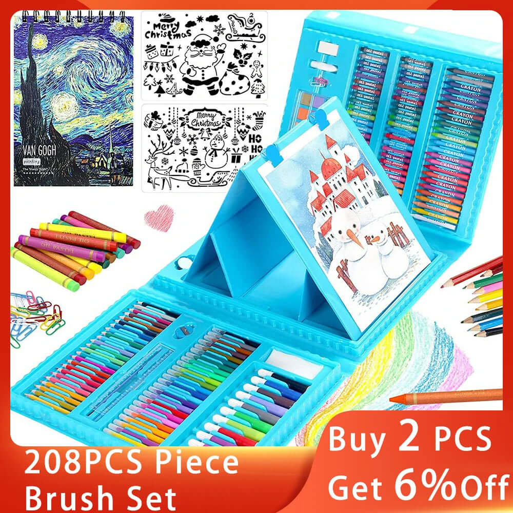 MEGA SET DE ARTE Y DIBUJO PARA NIÑOS 😀🌈🪅