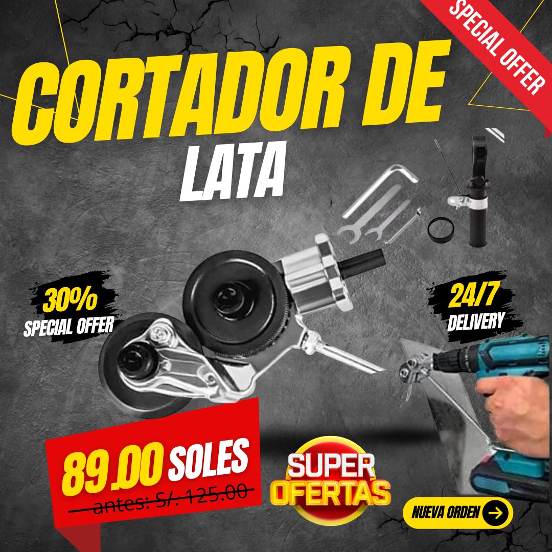 👷‍♂️ADAPTADOR PARA CORTAR LATA, CALAMINA Y PLANCHAS DE METAL👷‍♀️