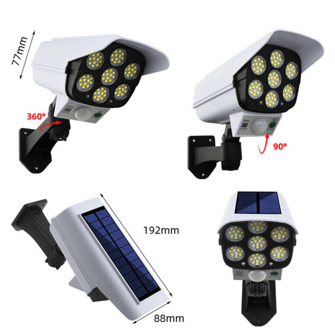 FOCO SOLAR LED CON SENSOR DE MOVIMIENTO DShopping 