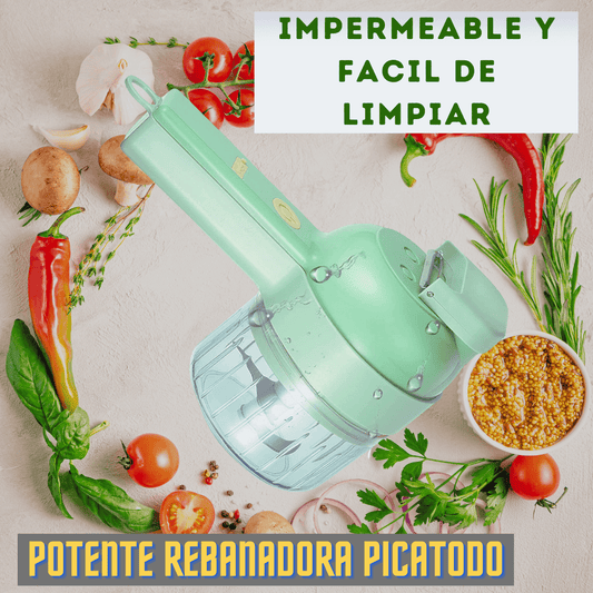 PICATODO REBANADOR DE VERDURAS PRO 4 EN 1 DShopping 